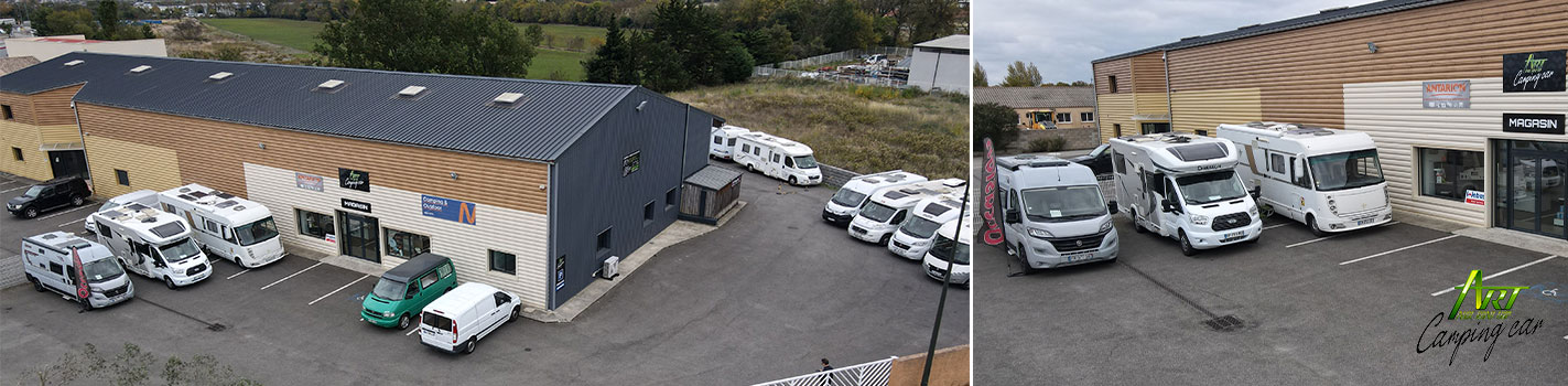 Aude Road Trip vous accueille dans son magasin Art Camping-car à Carcassonne...